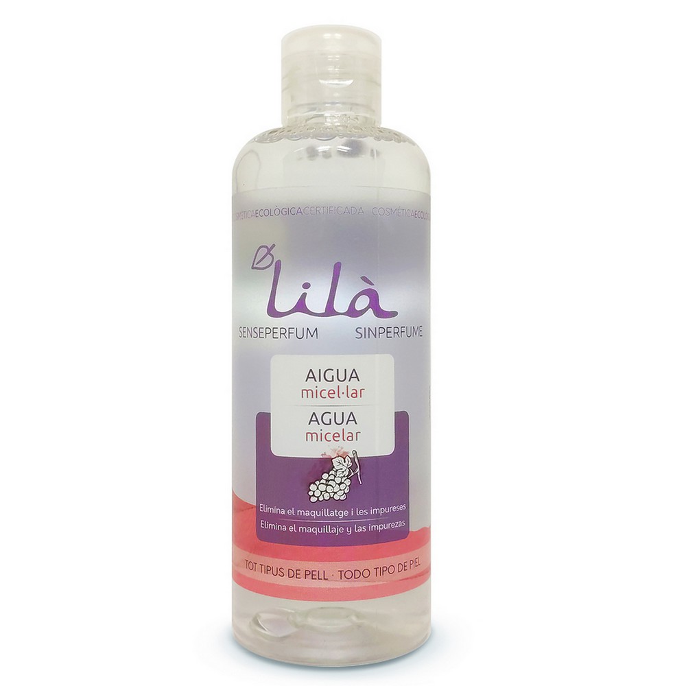 Agua micelar Ecológica sin perfume Lila