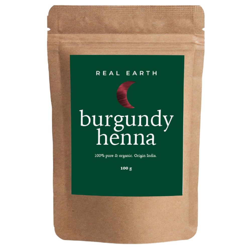 Real Earth Burgundy Henna Ecológica 100 gr.