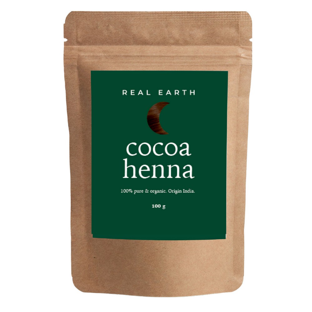 Real Earth Cocoa Henna Ecológica 100 gr.