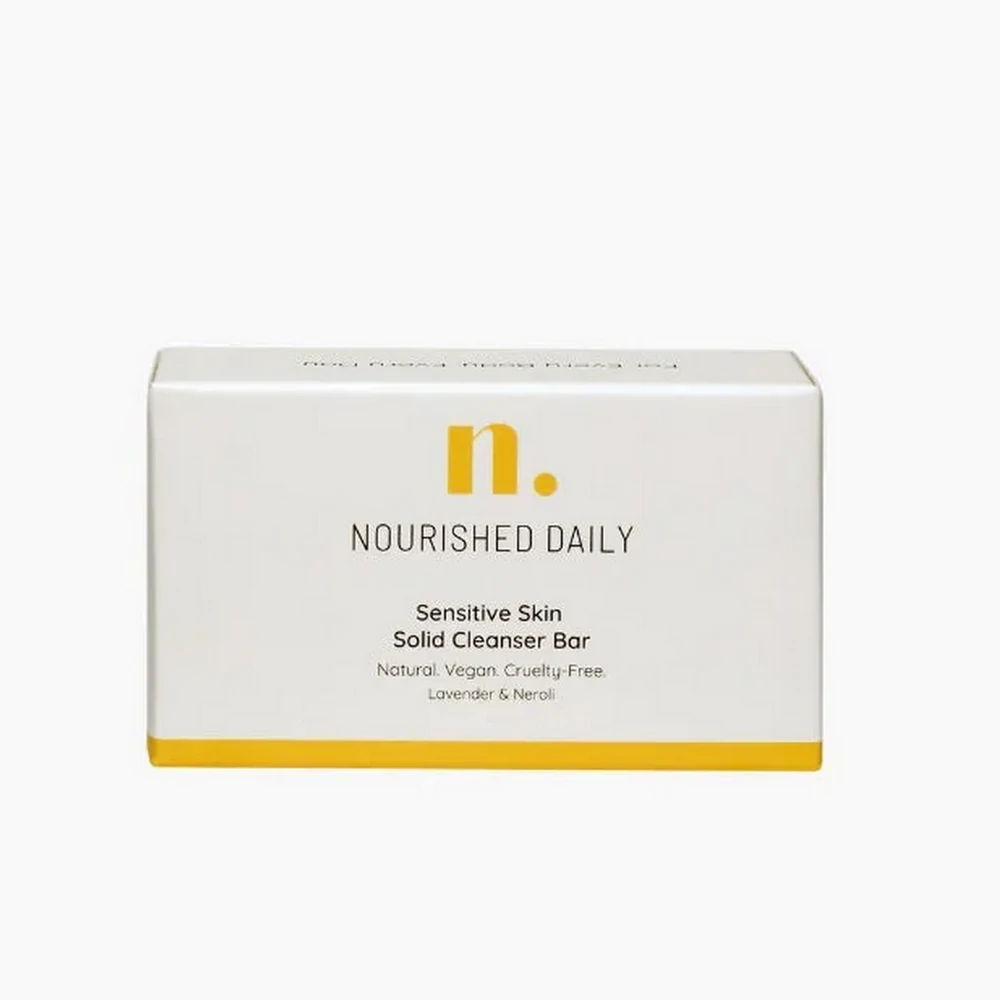 Barra limpiadora sólida para piel sensible