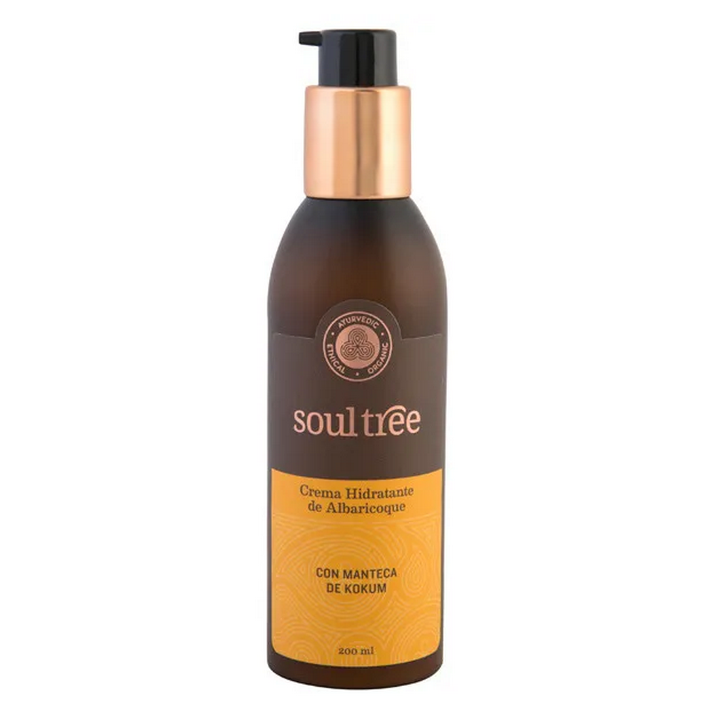 Soul Tree Crema hidratante Albaricoque Bio 200 ml.