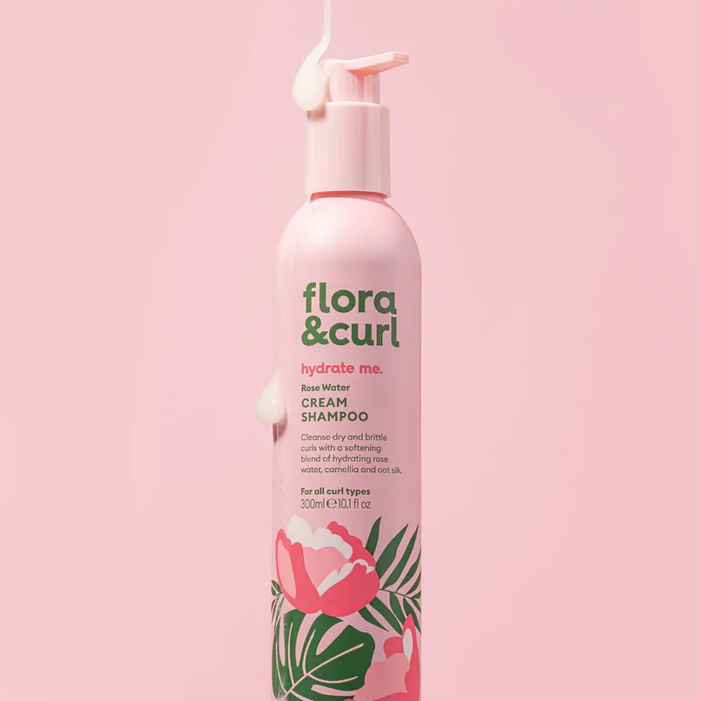 Champú en crema de agua de rosas 300 ml. Flora Curl - Imagen 2