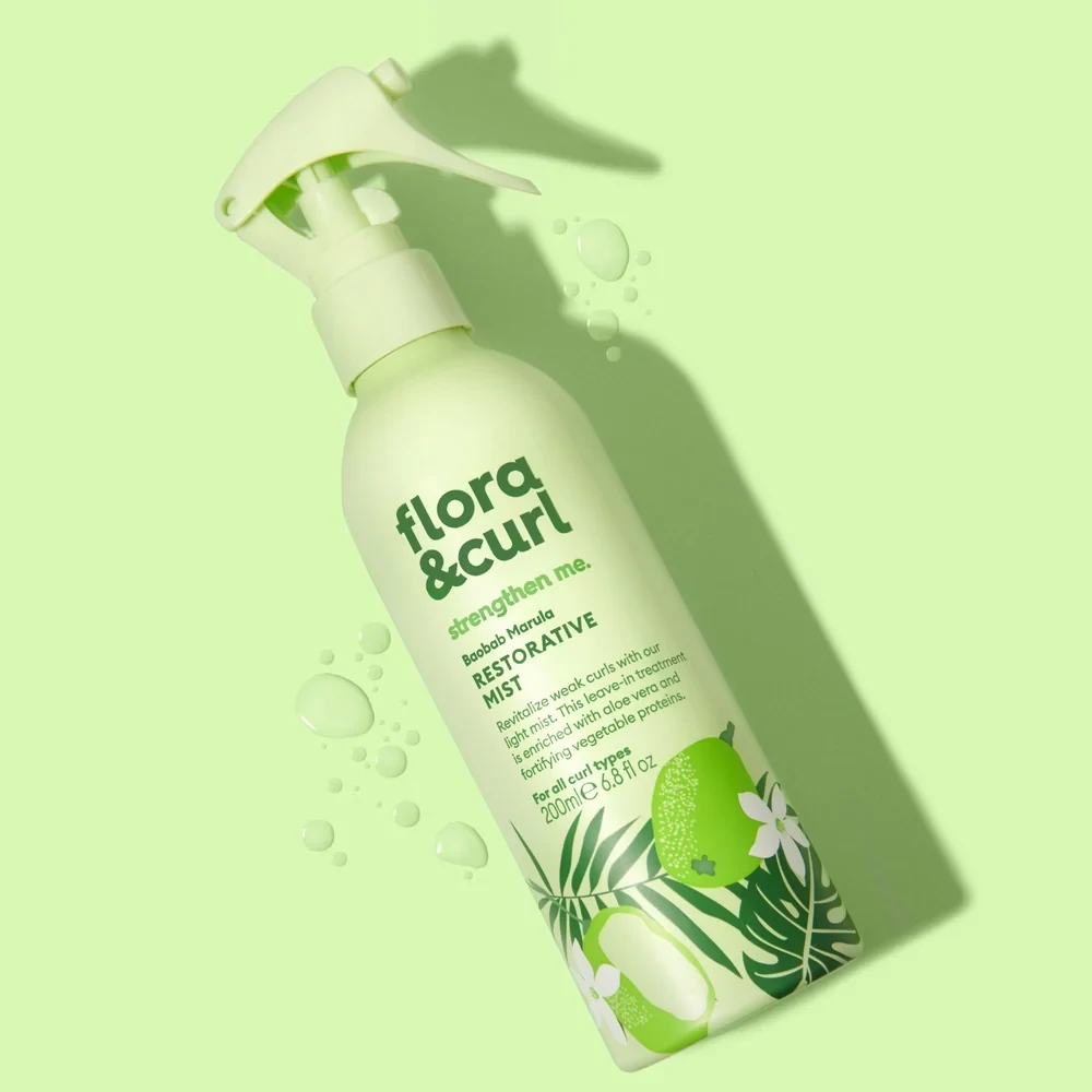 Bruma reparadora de baobab y marula. Método Curly 1