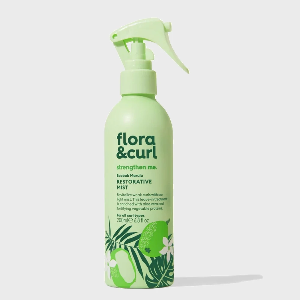 Bruma reparadora de baobab y marula. Método Curly