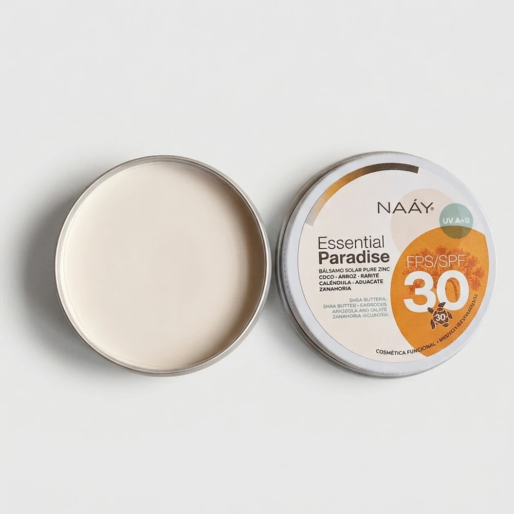 Bálsamo solar mineral FPS 30 sin perfume Essential Paradise - Imagen 2