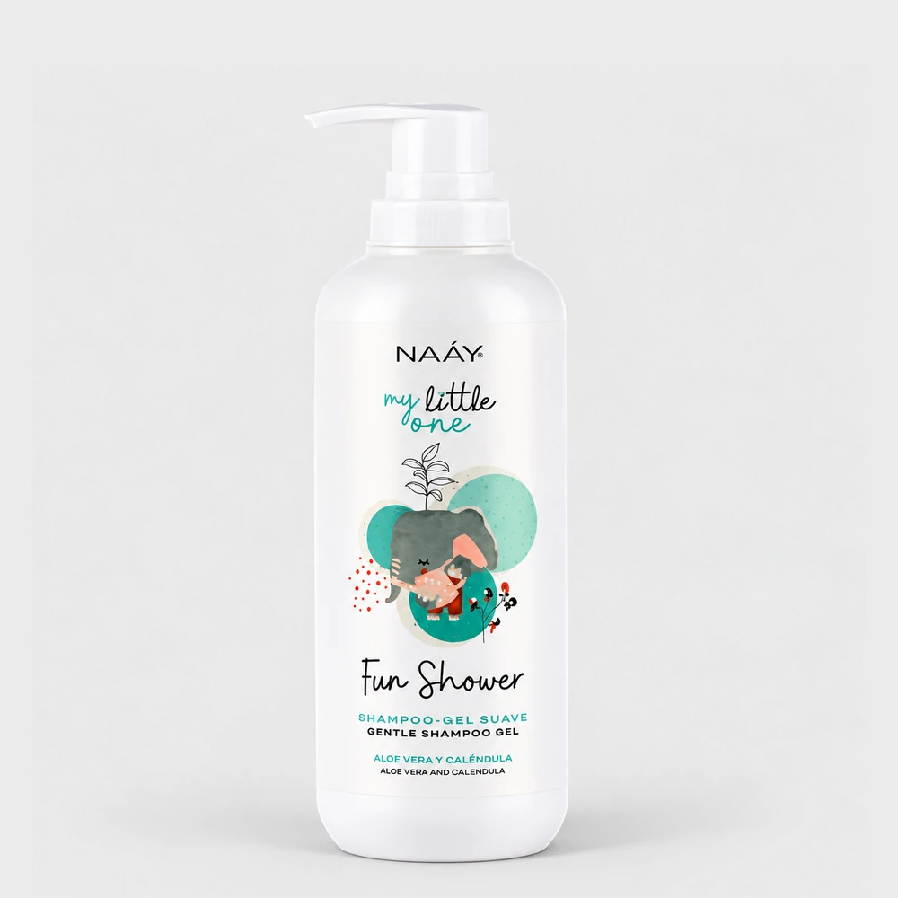 Champú y gel infantil 2 en 1 sin perfume Fun Shower