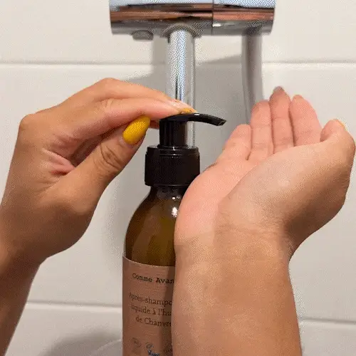 Acondicionador ecológico nutritivo y desenredante sin perfume con aceite de cáñamo - Imagen 2