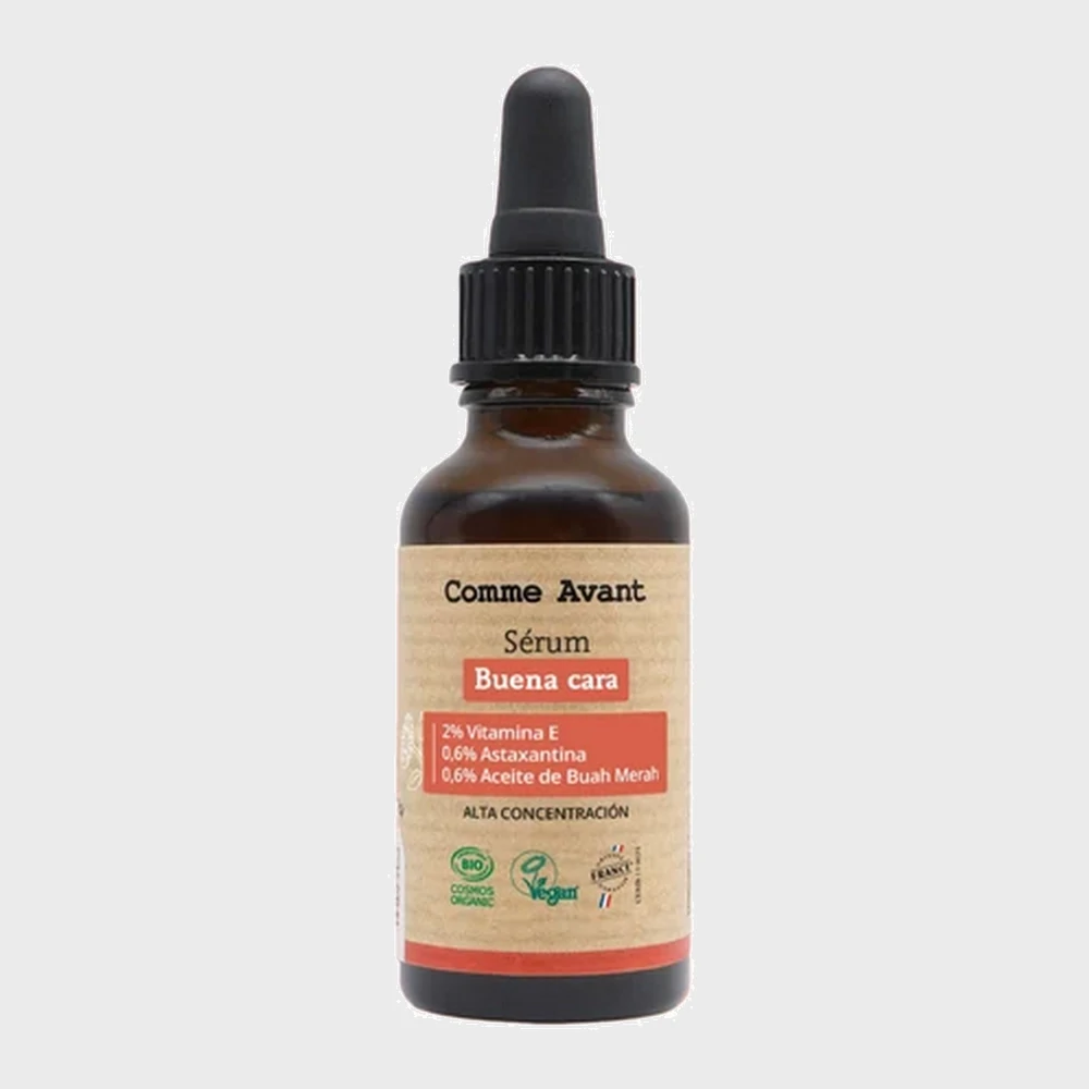 Sérum facial ecológico iluminador y antioxidante